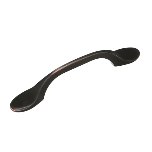 Amerock | Cabinet Pull | Oil Rubbed Bronze | 3 inch (76 mm) Center-to-Center | Ravino | 1 Pack | Drawer Pull | Drawer Handle | Cabinet Hardware