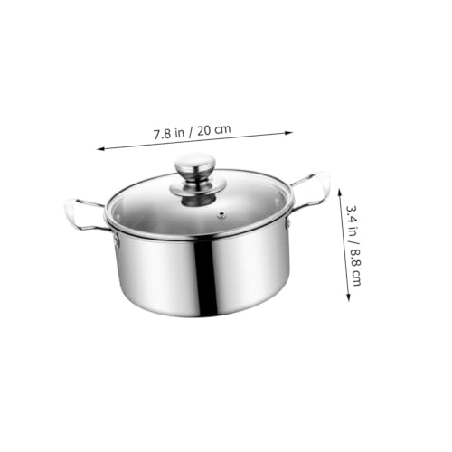 Casserole inoxydable induction robuste pour marmite à soupe maison - 3