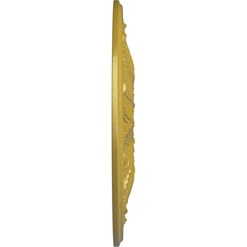 Image of Ekena Millwork CM22BORGS Bordeaux Ceiling Medallion, 22 5 /8 OD x 1 3 /4 P, Rich Gold
