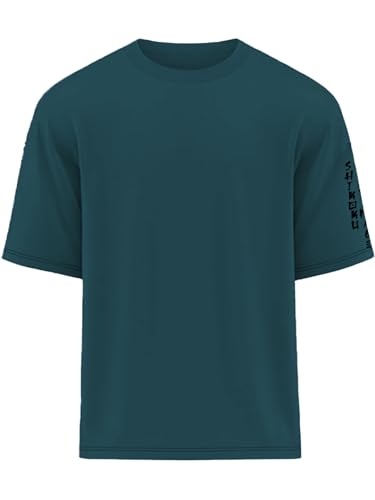 Image of Rigo Printed Oversized T-Shirts for Men | Drop Shoulder T-Shirt for Men