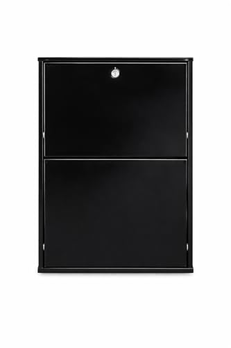 Image of Shoe Rack, Wall Mounted and Freestanding Metal, Multiple Shelf Options, White and Black (Black, 2)