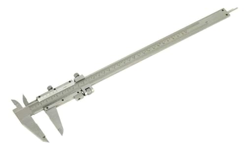 Image of Vernier Caliper 0-200mm / 8 Inch | Hardened Stainless Steel Manual Precision Measuring Tool with Dual Scale (Metric & Inch) for Inside, Outside, Depth & Step Measurement (MN-200)