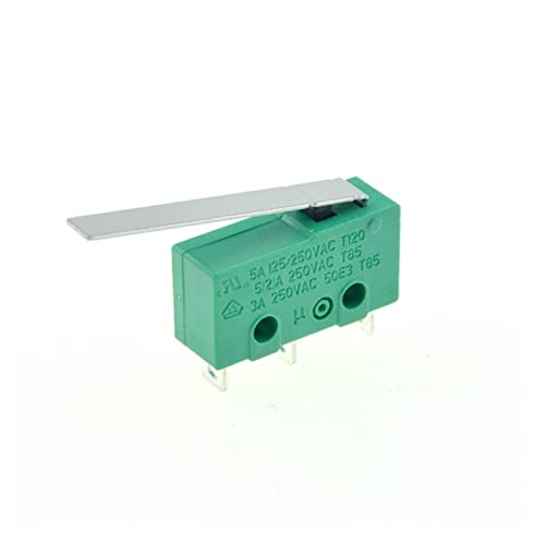 Microinterruptores 1PC de límite 3 pines NO + NC SPDT 3A/5A 250VAC Mini Microinterruptor 17mm 29mm Interruptor palanca rodillo arco largo(29mm Lever)