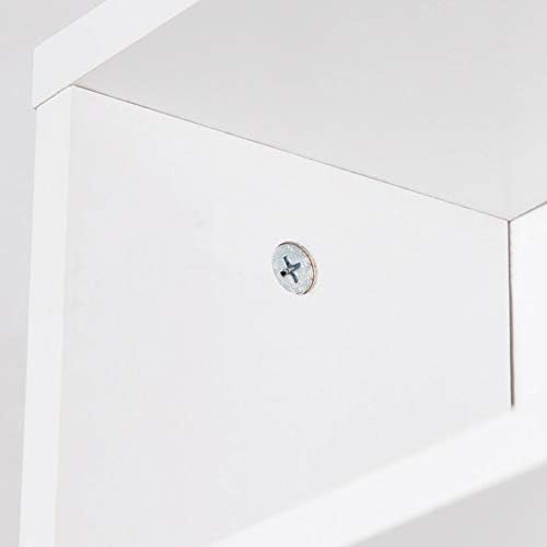 1116 CD/528 DVD Storage Shelf Rack Unit Adjustable Book Bluray Video Games(White)