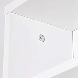 1116 CD/528 DVD Storage Shelf Rack Unit Adjustable Book Bluray Video Games(White) - Image 7