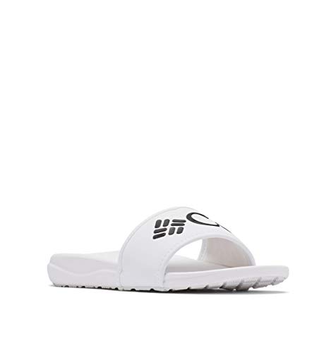 Columbia Women's Slide, White/Black, 8