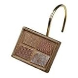 MOSAIC STONE BRONZE SHOWER HOOKS