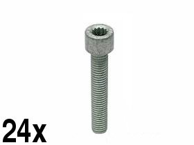 Porsche 911 (65-68) 912 Rear Axle Joint Bolt set (x24 bolts) BILSTEIN