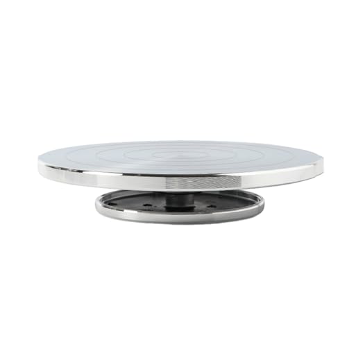 Roue de poterie double face, outil de céramique et table rotative à gâteau - 2