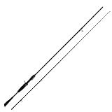 M1 One Piece and Two Pieces Fishing Rods, Spinning Rods and Casting Fishing Rods, Fuji O+A-Ring Guides, 24 Ton Carbon Fiber 1PC and 10PCS Fishing Rods for Bass, Trout, Walleye, Catfish Etc.