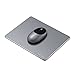 Satechi Aluminum Mouse Pad with Non-Slip Rubber Base - Compatible with Computers, Laptops and Desktops (Space Gray)