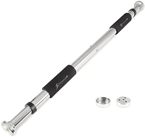 ProsourceFit Heavy Duty Doorway Mount Pull Up/Chin-Up Bar, Adjustable with Foam Grips for Home Workouts