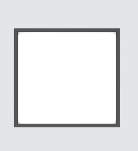 Image of SPECIALITY PANELS Aluminium Black Profile 2 Brown Tinted Glass Handless Shutter Wall Cabinet with Space Organizer Wall Mounted Kitchen Storage Cupboard Modern Kitchen Furniture Unit (Slate Grey)