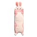 STOBOK Nadziewane Bunny Lalki Miekkie Realistyczne Cartoon Królik Zabawki Dla Dzieci Przed Snem Przyjaciel Zwierzat Cylindra Poduszka Lalka Dla Dzieci Dorosli
