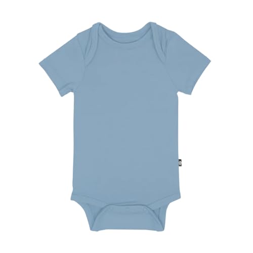 Image of KYTE BABY Short Sleeve Unisex Baby Bodysuits, Rayon Made From Bamboo Material