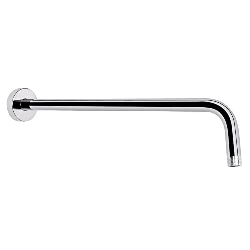 Harjue Shower Arm With Flange And Teflon Tape, Wall Mounted Shower Pipe Arm 304 Stainless Steel Extension Arm For Fixed Shower Head & Handheld Showerhead (20 Inch, Chrome) #TOP12