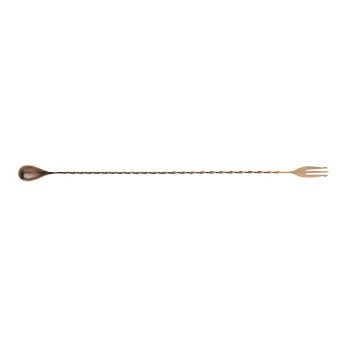 Barfly Bar Spoon, Fork End 19 5/8" (50 Cm), Antique Copper #TOP1