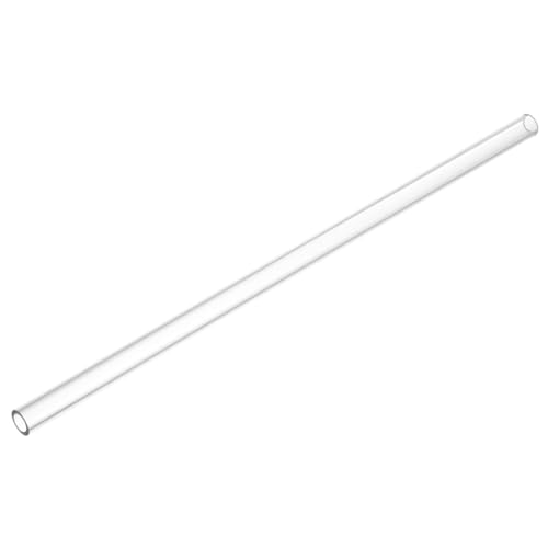 Image of uxcell Clear Rigid Tubing 8mm(5 /16 inch) ID x 12mm(0.47 inch) OD x 1Ft Length Round Plastic Polycarbonate Tube