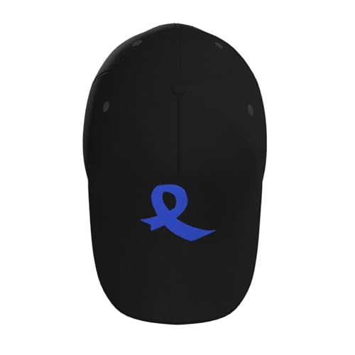 Colorectal Cancer Awareness Baseball Hats for Men and Women - Classic Adjustable Hats4