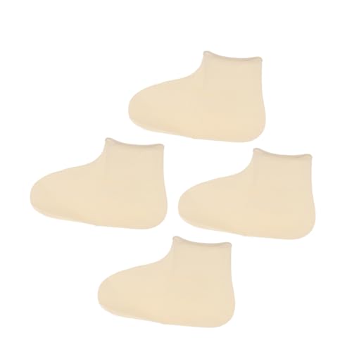 FOMIYES 2 pares de fundas reutilizables de silicona para calzado para hombres y mujeres, protectores antideslizantes para exteriores, para caminar, ciclismo y días lluviosos en diseños modernos miniatura 1