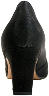 Floral Reina (DP663) Women's Wide Width Satin Dress Shoes Black 9.5 | Image 3
