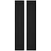 Ekena Millwork ARW103BB311X47BLH Americraft Three Exterior Real Wood Joined Board-n Shutters w/End Batten (Per Pair), 10 1/2"W x 47"H, Black