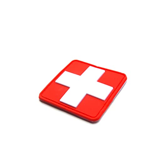 Tactical Patch Medic Cross Stitch Army Morale