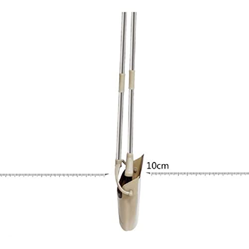 Image of ROUMYKS Broom and Dustpan Set Stand Up Broom Head and Dust Pan Combo, Remove Hair with Built-in Wisp Scraper - Kitchen, Outdoor, Hardwood Floor (Beige)