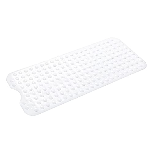 Alfombra Antideslizante Para Bañera Y Ducha 100x40cm, 200 Ventosas Ultra-Fuertes, Material Suave Antibacterial, Lavable A Máquina, Color Anti-Manchas, Seguridad Familiar Blanco Alfombra Antideslizante Para Bañera Y Ducha 100x40cm, 200 Ventosas Ultra-Fuertes, Material Suave Antibacterial, Lavable A Máquina, Color Anti-Manchas, Seguridad Familiar Blanco