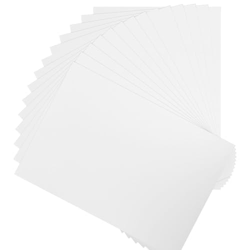 ASelected A2 Bright White Large Craft Card 180 GSM Premium Thick Card for Crafting 30 Sheets Poster Display Cardstock