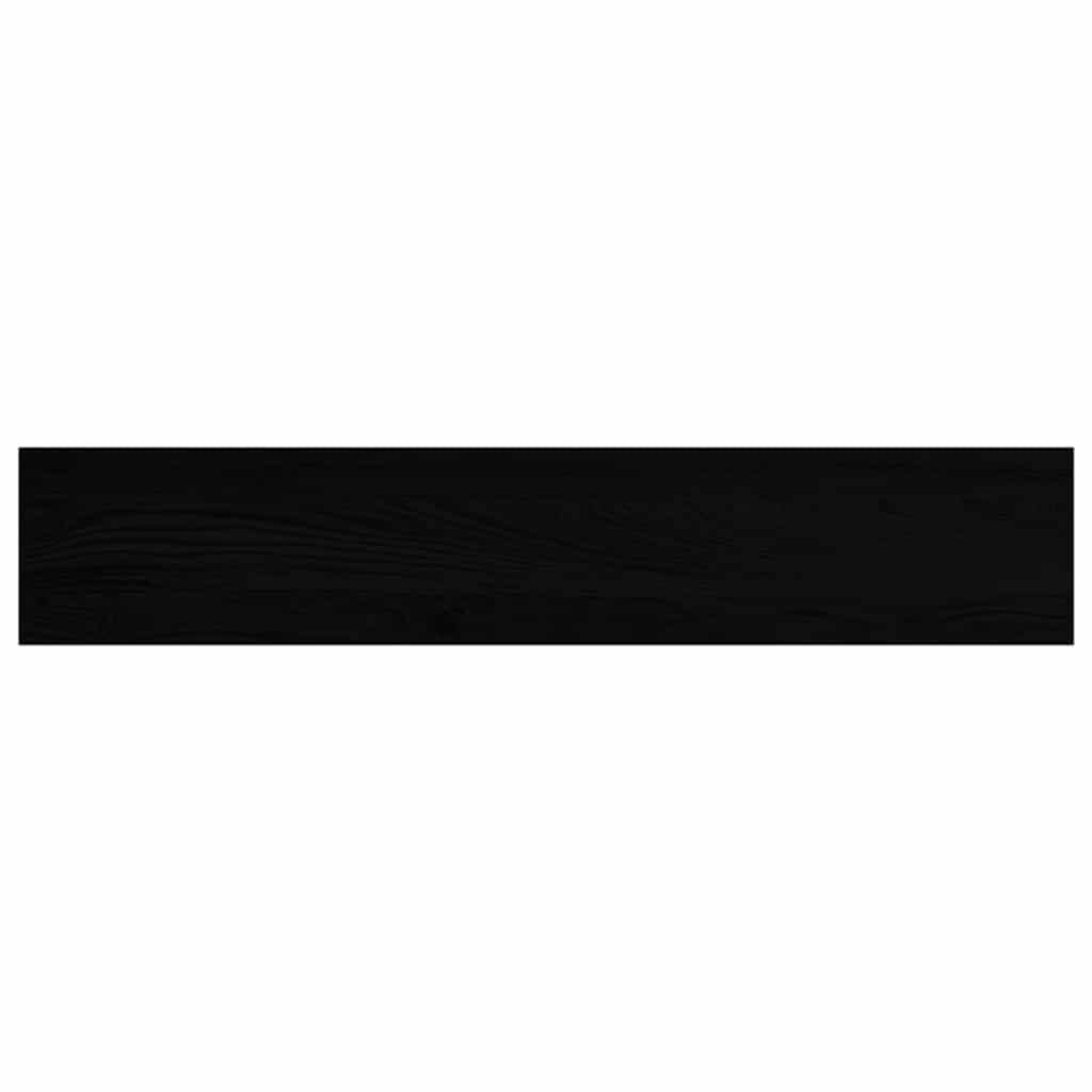 Homgoday Davanzali della finestra 2 pezzi in legno massello rovere marrone scuro copertura per davanzale della finestra, piastra posteriore antipolvere, impermeabile e facile da pulire, 80 x 15 x 2