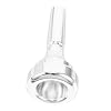 Toyvian Cornet Mouthpiece Replacement for Cornet Brass Instrument Accessory Suitable for Professional and Beginner Players Easy to Install Durable Metal Short Number Mouthpiece