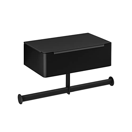 Paper towel holder Toilet Paper Holder with Shelf Storage,Wipes Dispenser,Adhesive Toilet Paper Holder Wall Moun for Bathroom,Paper Towel Rack Holder for Kitchen Office,Stainless S