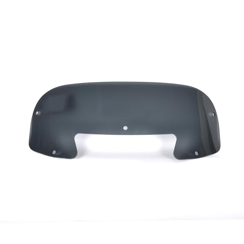 Motorrad Spoiler Motorrad Kurze Windschutzscheibe Spoiler Deflektor Für Indian Für Challenger 2020-2023 Grau Gehärtetes Anti-Fog PC Verkleidungsabweiser