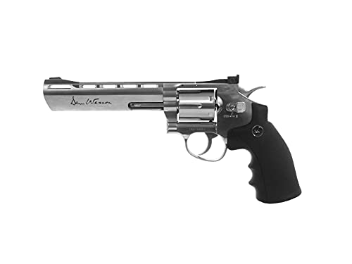 ASG Dan Wesson 6' Airgun - Double Action Trigger, Adjustable Rear Sight, Speed-Loader - .177...