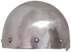 Orca INTERNATIONAL CO.Steel Skull Cap,aka Cervelliere,Medieval Helmet,Battle Ready Helmet,Mild Steel 2mm Helmet,Reenactment Starter Helmet, Same as Shown, Medium