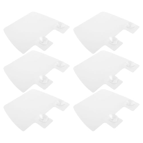 ZUNOXAZ Protector contra Salpicaduras para Fregadero de Cocina, 6 Unidades Transparentes con Ventosas, Barrera Lateral Antiagua para Encimera, Apto para Lavado de Platos y Verduras