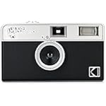 Half Frame 35mm Reusable Film Camera with Built‑in Flash – Focus‑Free, Lightweight, Easy‑to‑Use (Black) (Film & Battery Not Included)