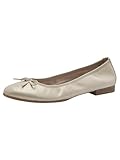 Tamaris Femme Ballerine cuir plate beige 39 EU