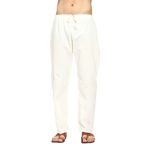 Image of ITOS365 Men Cotton Blend Kurta Pyjama Set Party Fashion Regular Ethinic Wear Indian Dress Gift for Men
