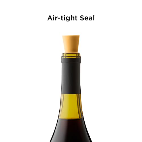 Rabbit Wine Stoppers and Beverage Bottle Stoppers, Silicone Set of 4