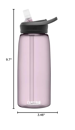 Image of CamelBak Eddy+ Water Bottle with Bite Valve Straw, Leak‑Resistant Easy‑Sip Design for Everyday Hydration, 32oz, Purple Sky