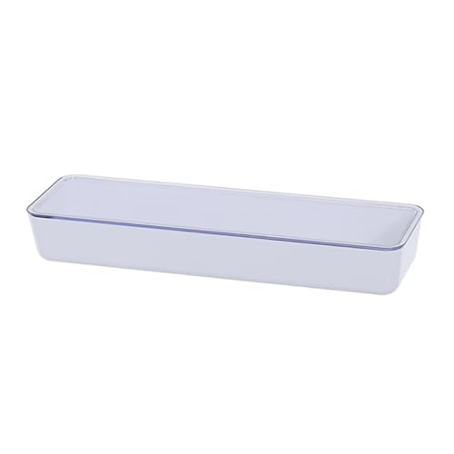 TOYANDONA Caja Organizadora de Cubiertos de Blanca para Cocina Estuche Escurridor para Palillos Tenedores y Almacenamiento Compacto y Fácil de Limpiar