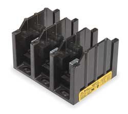 Bloc de répartition tripolaire 310A pour circuit électrique industriel 600V