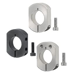 Shaft Collars - Two Flat Cuts One Piece Clamp-on 20mm 1pc
