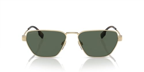 BURBERRY Sunglasses BE 3146 110971 Light Gold Dark Green2
