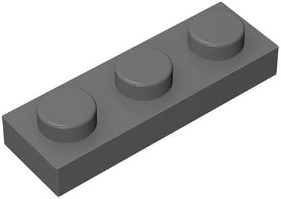 Placa de construcción clásica de 1 x 3 de 100 piezas, compatible con piezas y piezas Lego 3623, juego creativo, 100% compatible con todas las