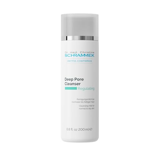 Deep Pore Cleanser (6.8 fl oz) - Cleansing Milk for Normal Skin - Makeup Removal - Face Wash & Cleanser – No Parabens - Skin Care - Dr Schrammek