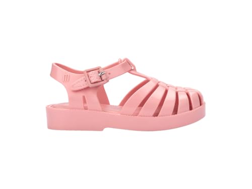 Image of mini melissa Possession Jelly Fisherman Sandal for Toddler and Kids | Iconic Fisherman Jelly Sandal for Toddlers & Girls, Adjustable Buckle, Waterproof, Bubblegum Scent, Play & Dress Shoes