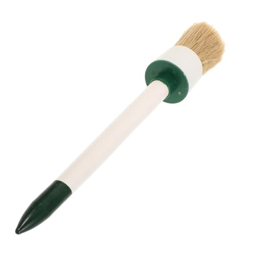 HORIALENCE Spazzole per Cura Auto Pennello Applicatore Dritto e Curvo per Montaggio Pneumatici in Pasta Strumenti per Riparazione dei Pneumatici Accessori per Interni